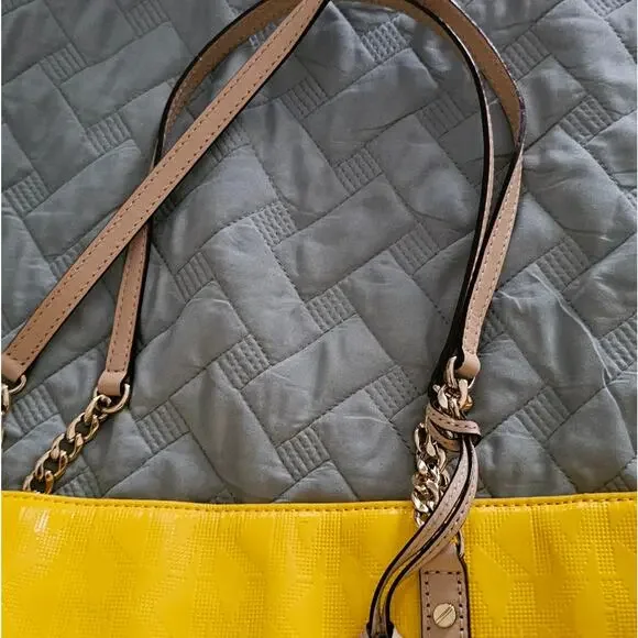 Yellow Michael Kors Women's Tote Bag